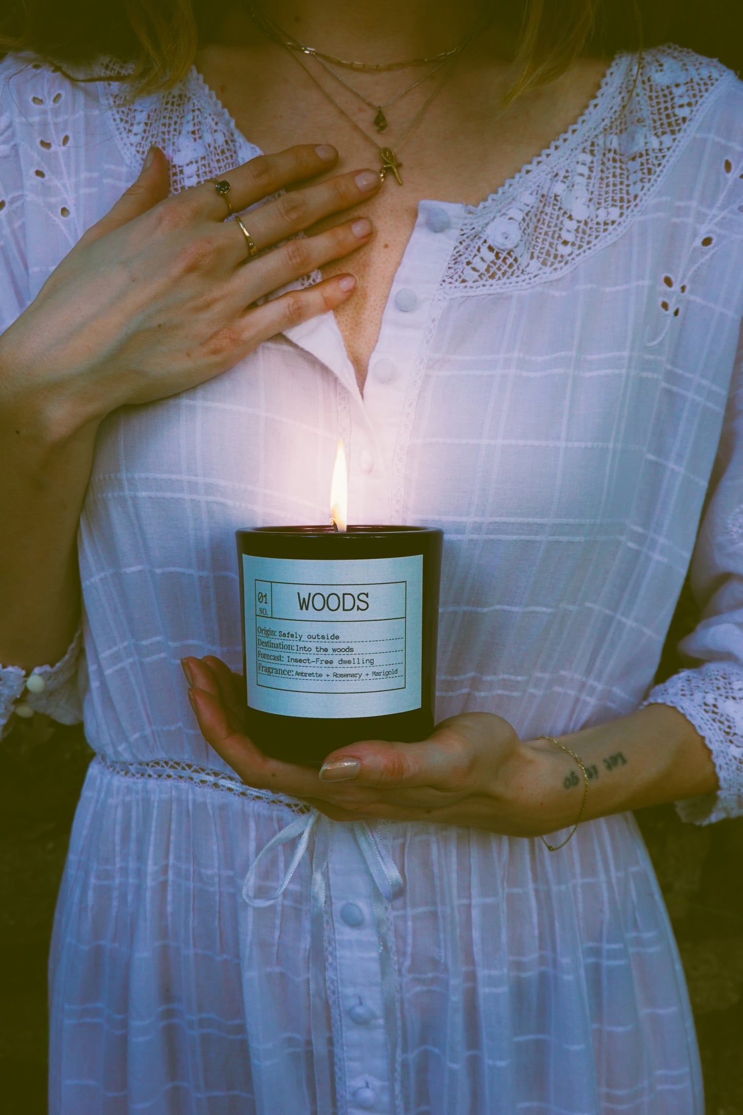 THE WOODS, Bug Repelling Candle
