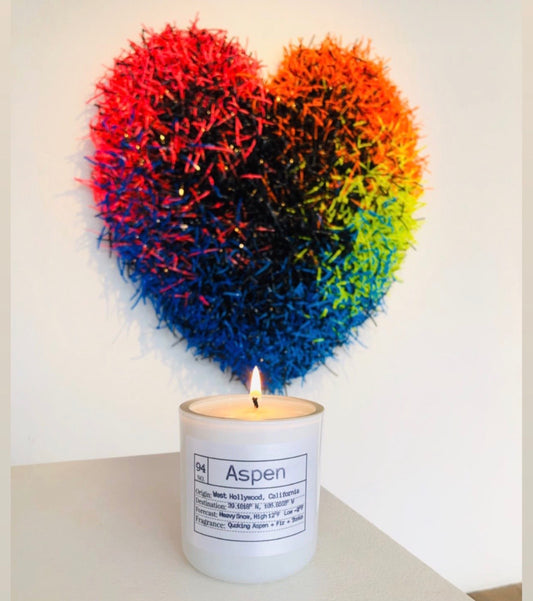 aspen colorado candle soy wax natural handmade