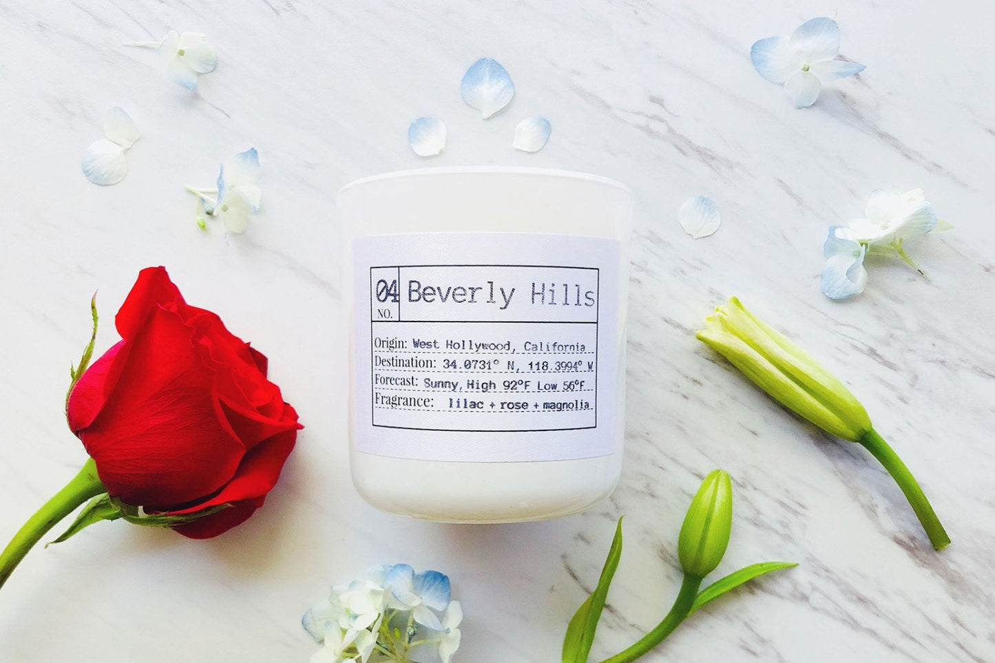 Beverly Hills Soy Candle, Slow Burn Candle