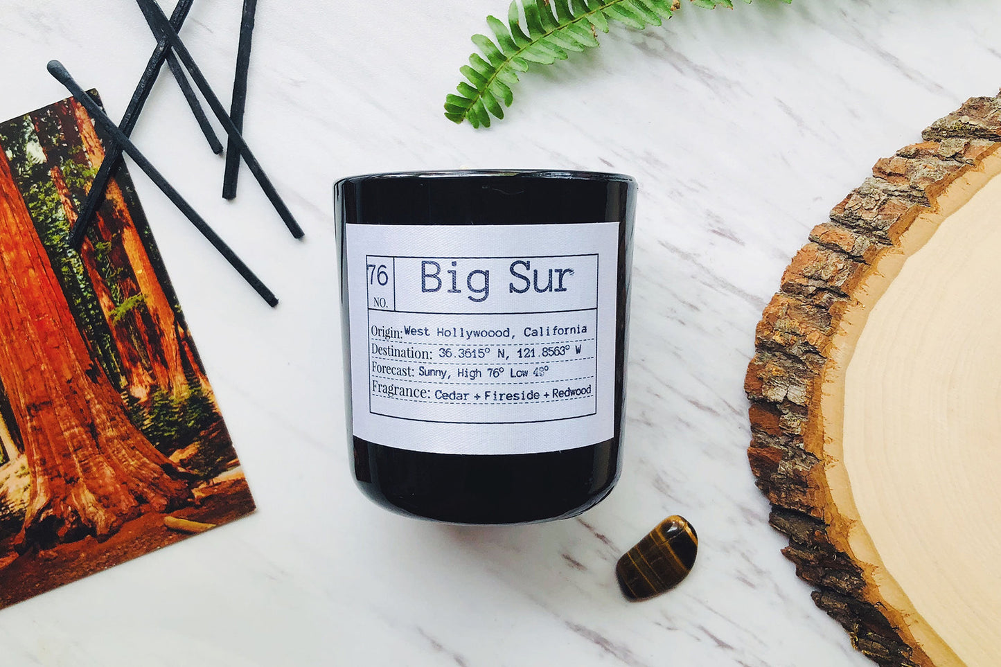 Big Sur Soy Candle, Slow Burn Candle