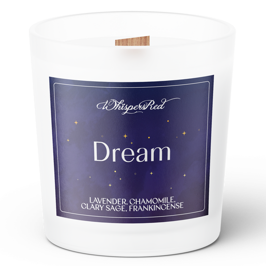 Dream Soy Candle, Wooden Wick, Slow Burn Candle