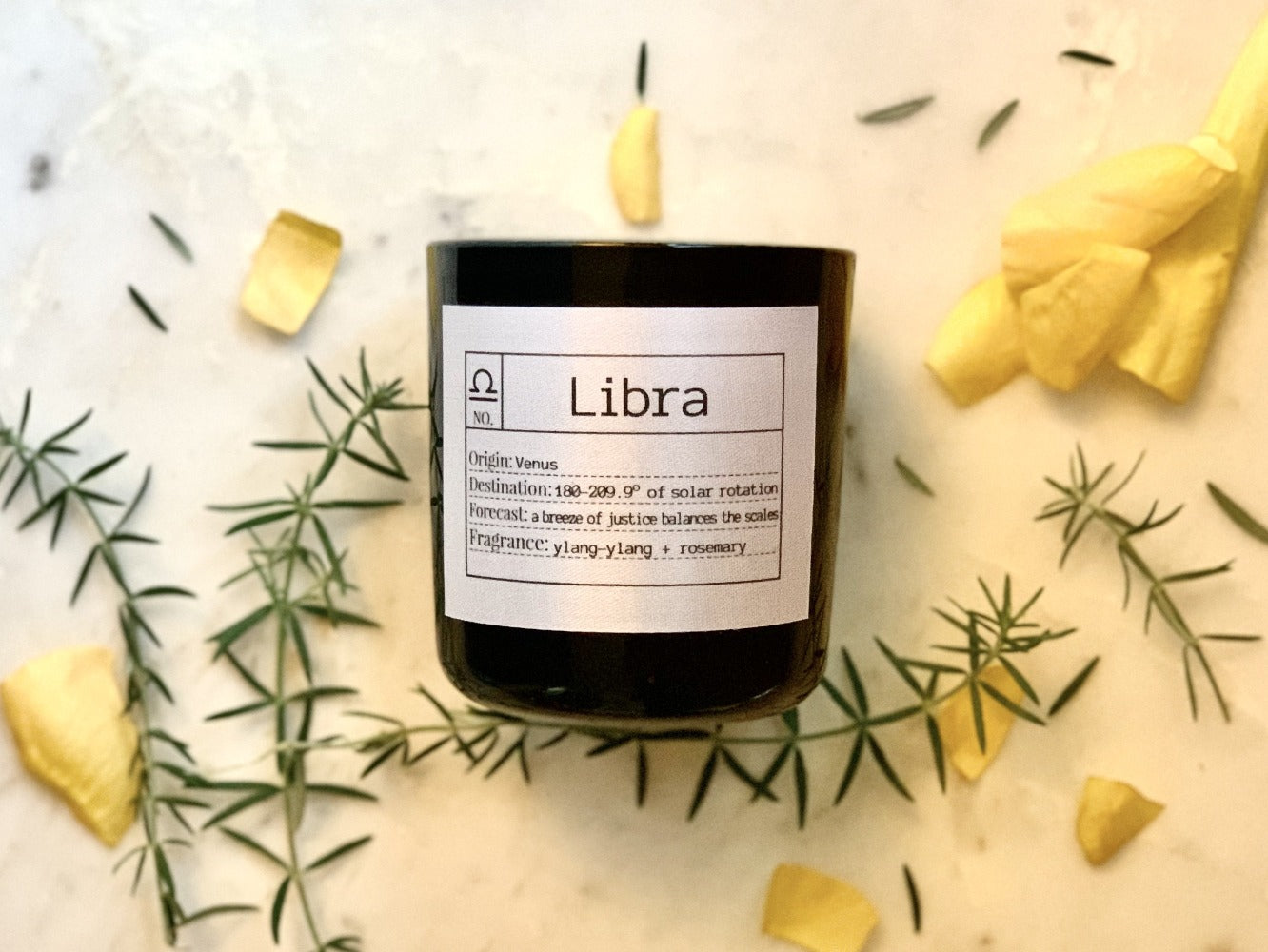 Libra Astrology Slow Burn Soy Candle