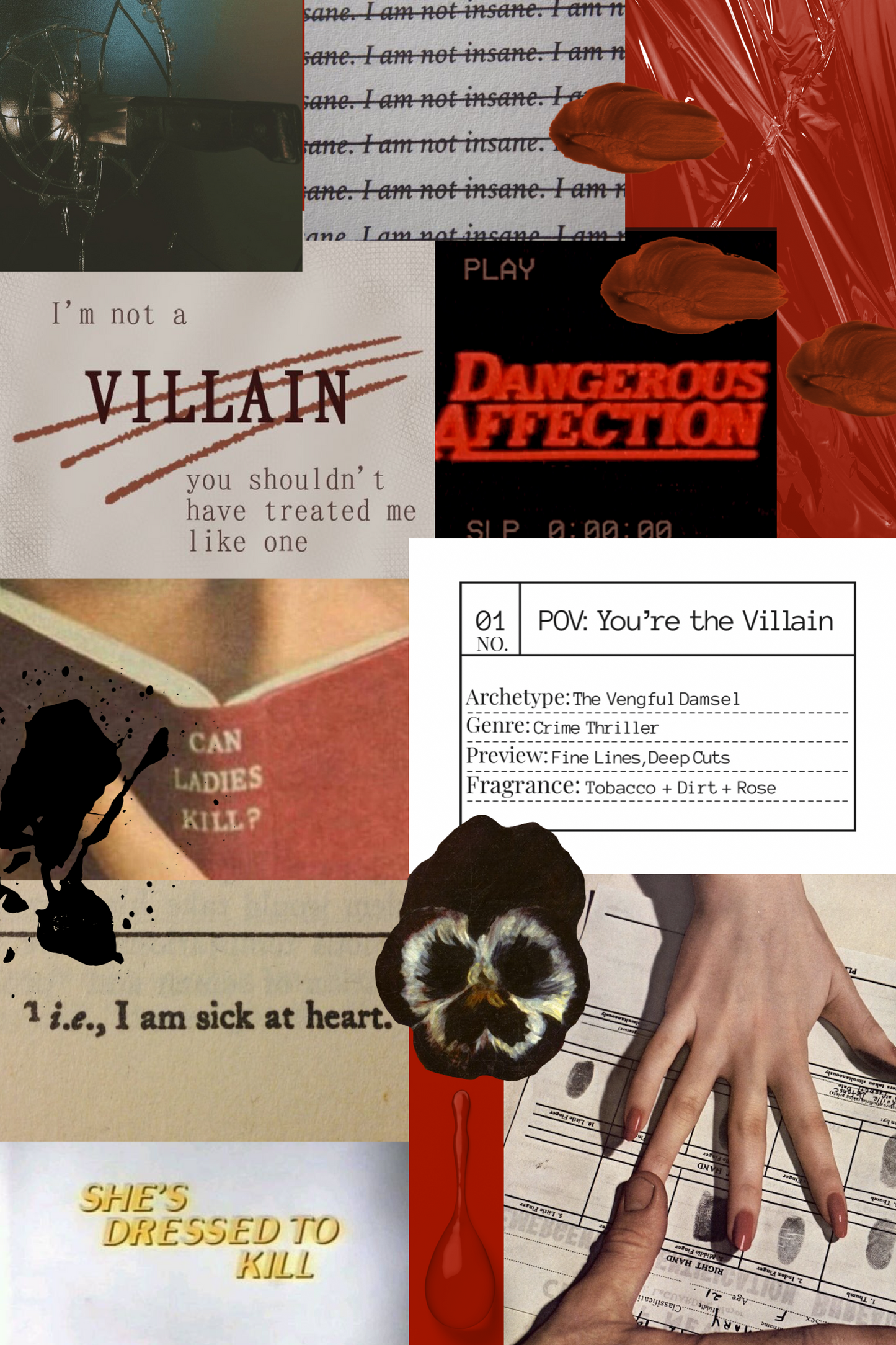FLORES LANE X ACADEMY MUSEUM POV: You're the Villain Soy Candle, Slow Burn Candle