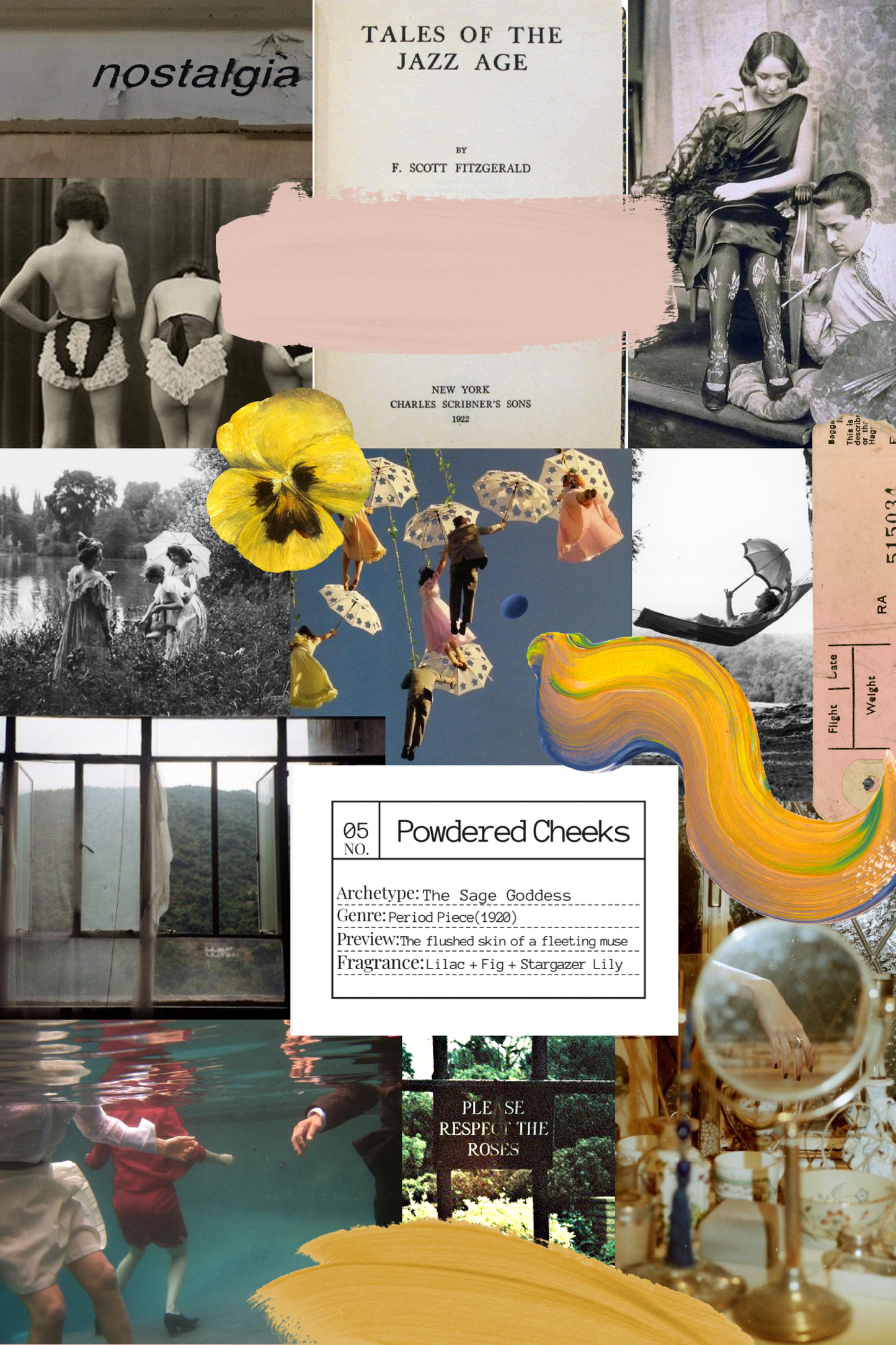 FLORES LANE X ACADEMY MUSEUM Powdered Cheeks Soy Candle, Slow Burn Candle