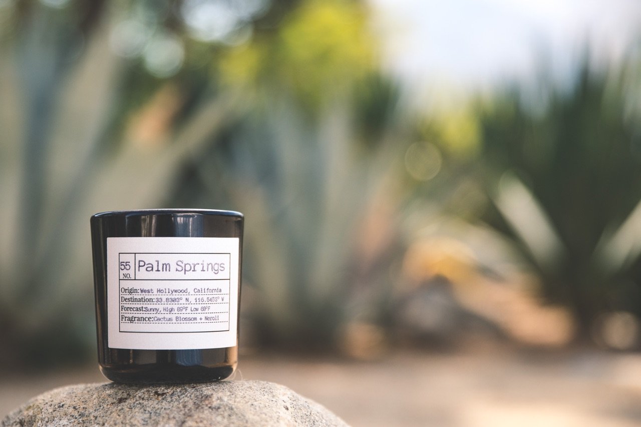 Palm Springs is a destination in the Sonoran Desert that's full of midcentury modern architecture, hotels, and shopping. The blend is of essential oils including Cactus Blossom + Neroli and top notes of Jasmine that leave you with the airy desert vibe.