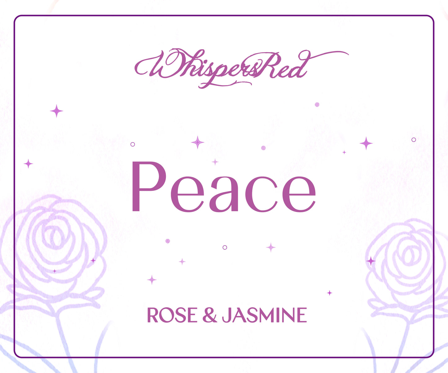 Peace Soy Candle, Wooden Wick, Slow Burn Candle