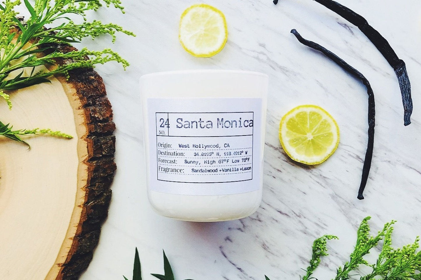 Santa Monica Soy Candle, Slow Burn Candle