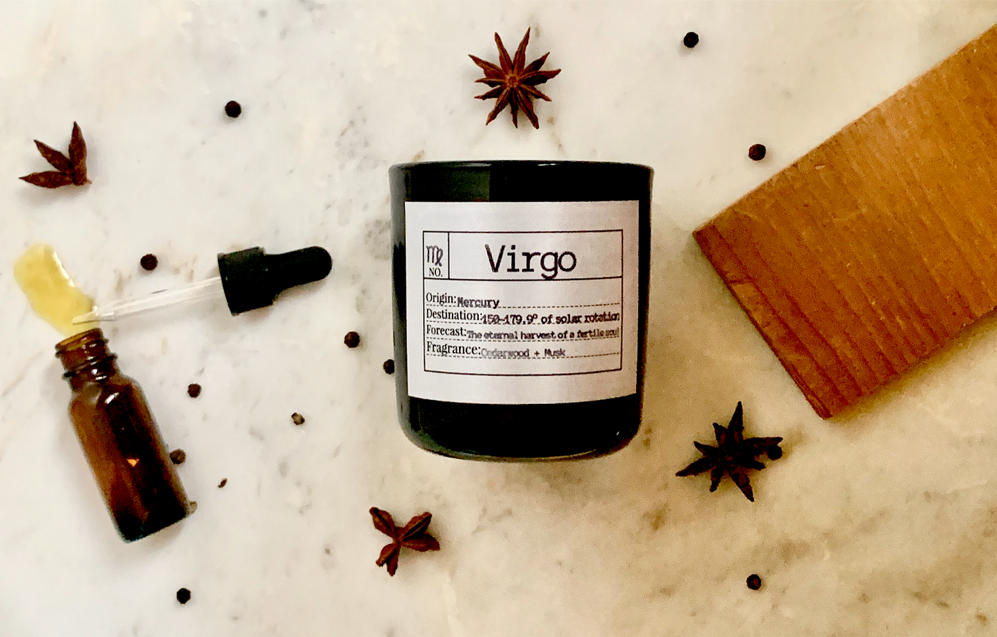 Virgo Soy Candle, Slow Burn Candle