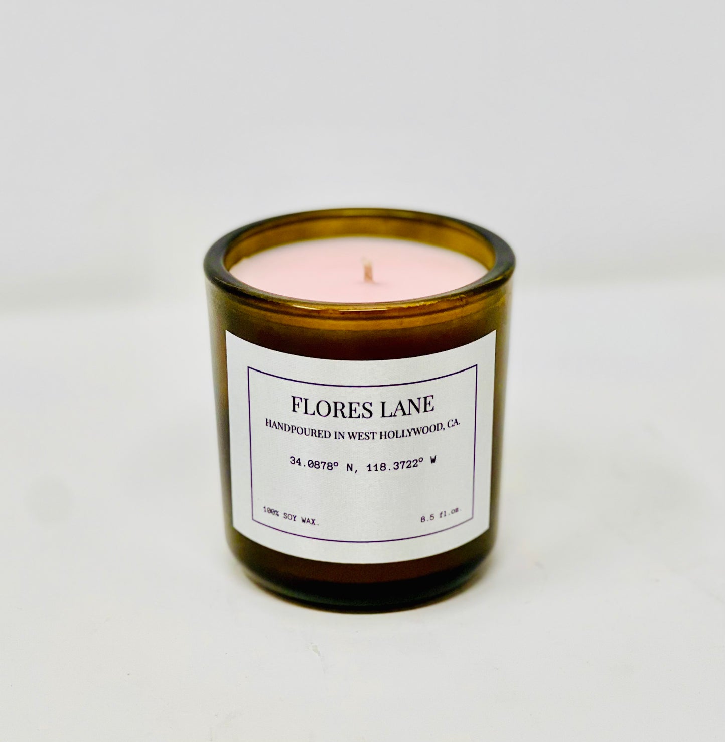 Fig + Palo Santo Pink wax- chipped