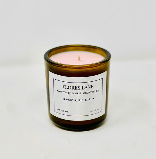 Fig + Palo Santo Pink wax- chipped