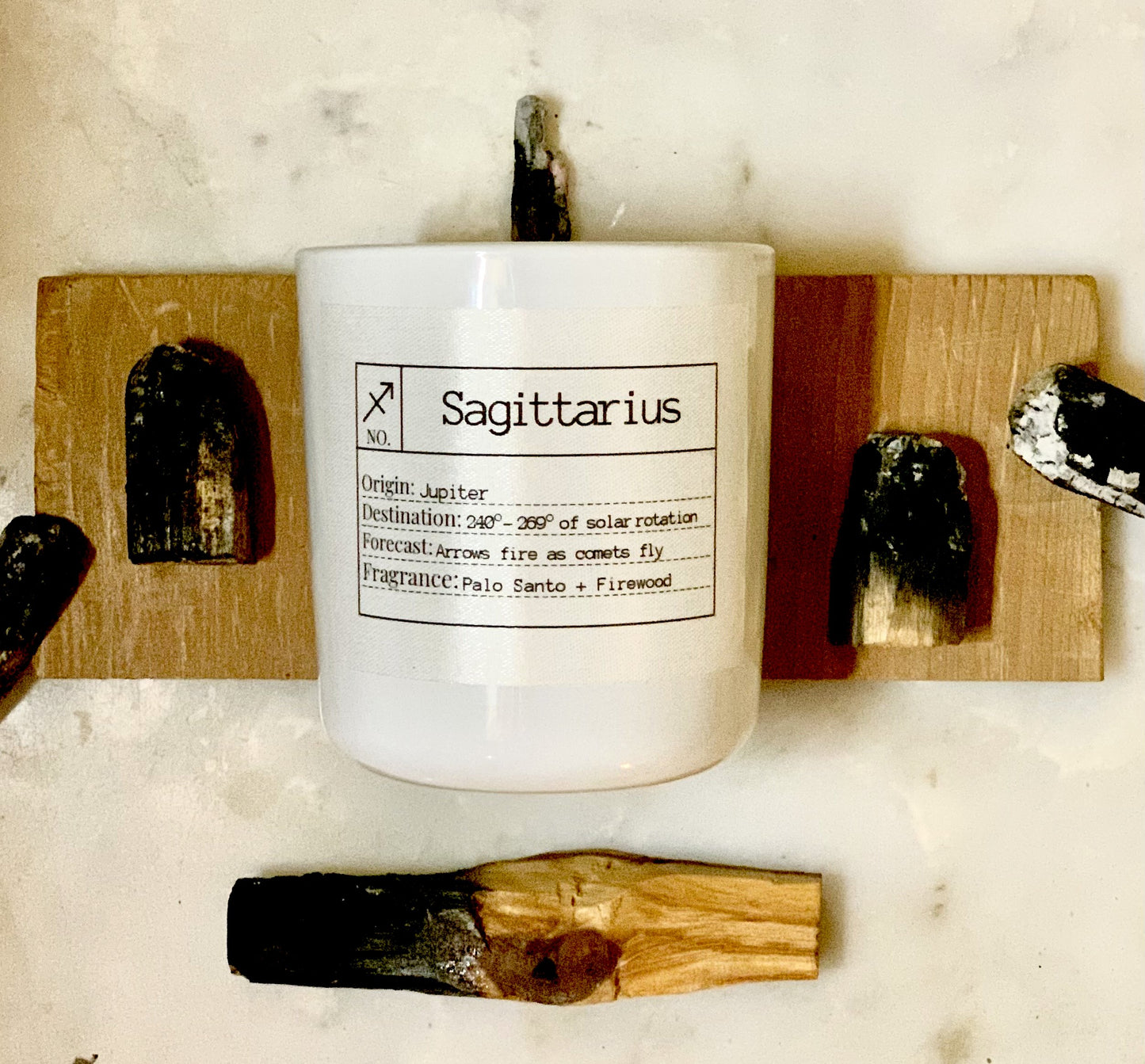 Sagittarius Zodiac Soy Candle, Slow Burn Candle