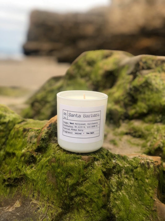 Santa Barbara Soy Candle, Slow Burn Candle