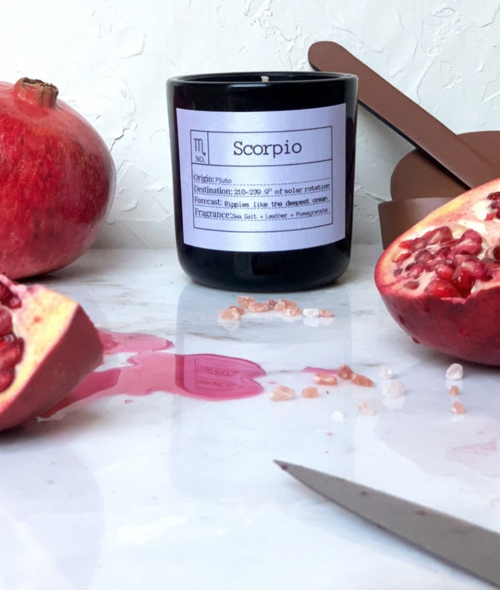 Scorpio Soy Candle, Slow Burn Candle