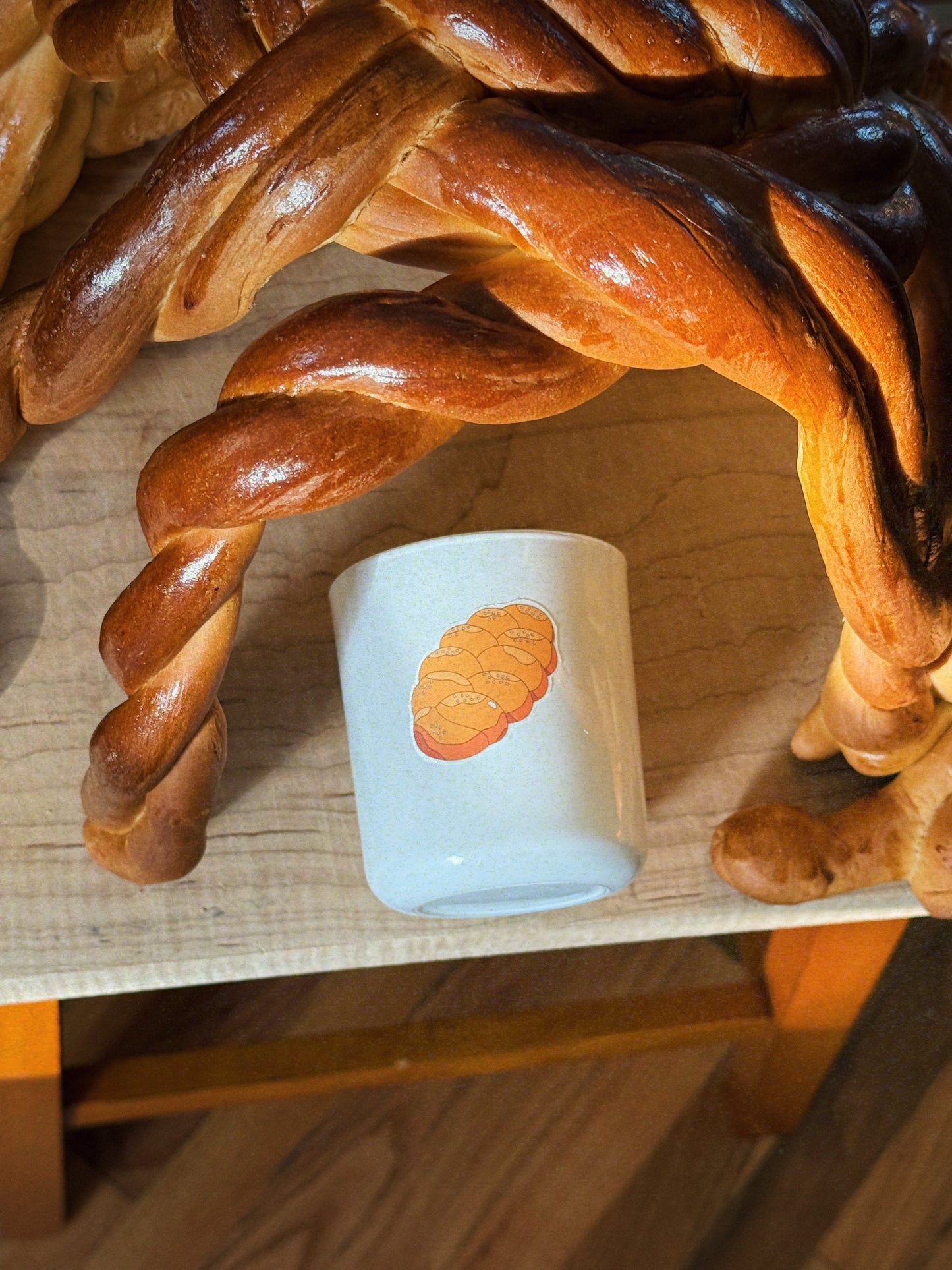 Flores Lane x Challahdad: Challah Candle, Slow-Burn Soy Candle