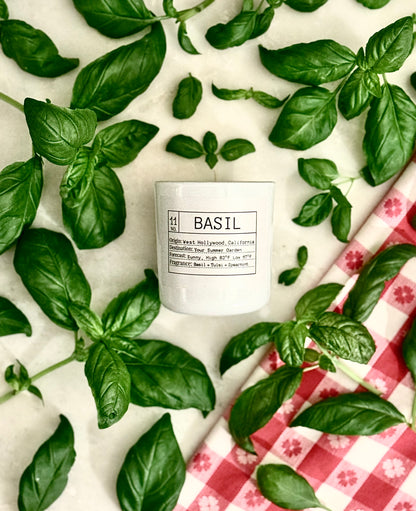 Candle of the Month: Fresh Basil Slow-Burn Soy Candle
