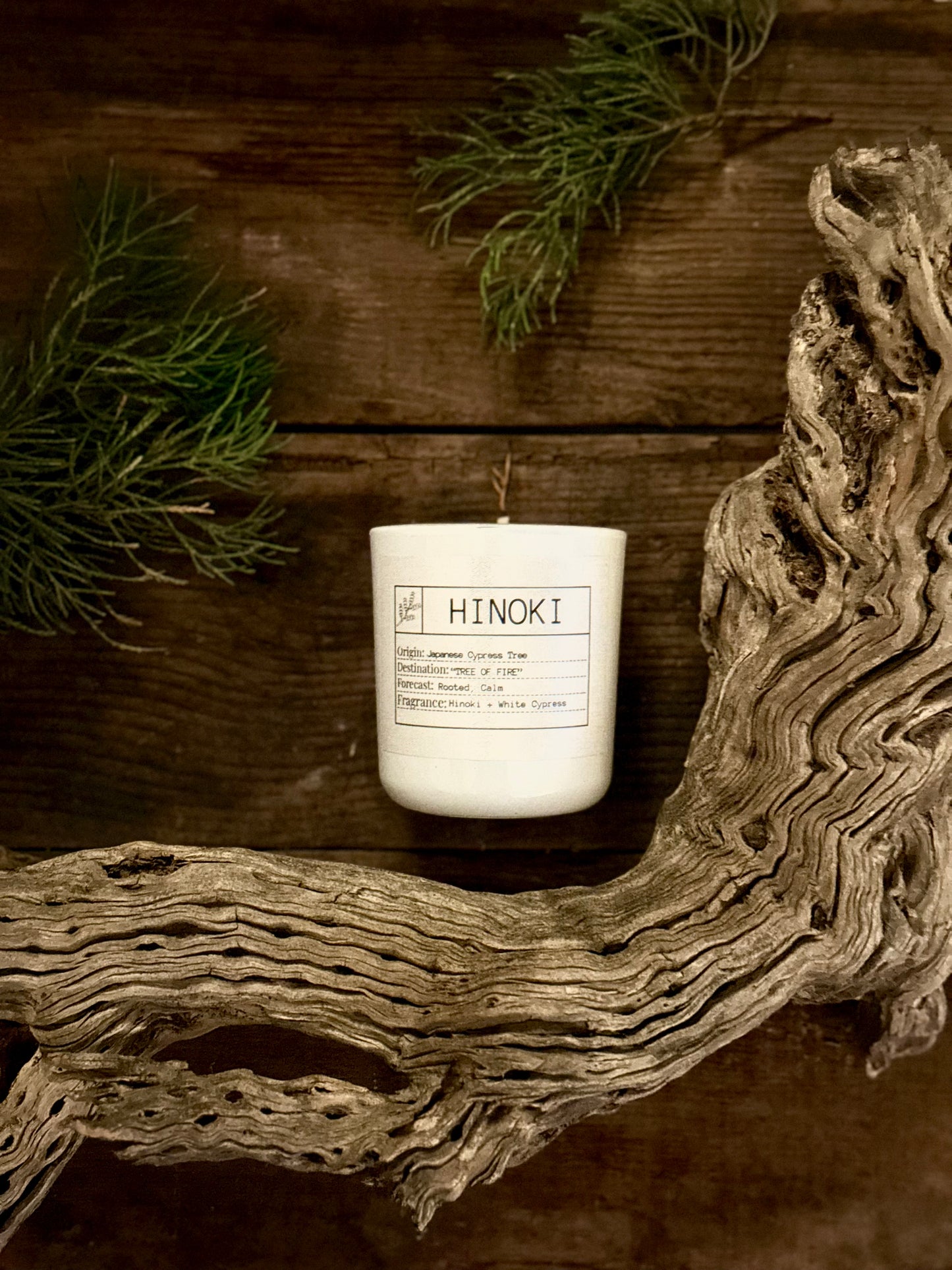 Hinoki Slow-Burning Soy Candle