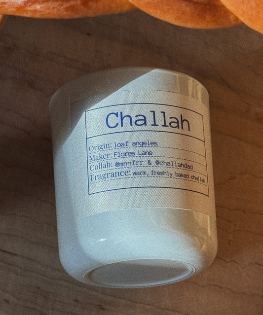 Flores Lane x Challahdad: Challah Candle, Slow-Burn Soy Candle