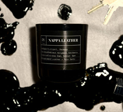 NAPPA LEATHER SLOW BURN SOY CANDLE