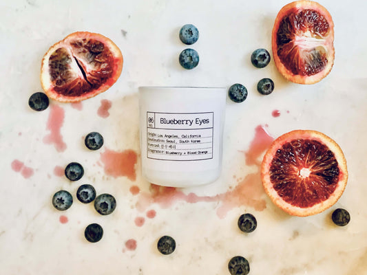 FLORES LANE x MAX: Blueberry Eyes Soy Candle, Slow Burn Candle