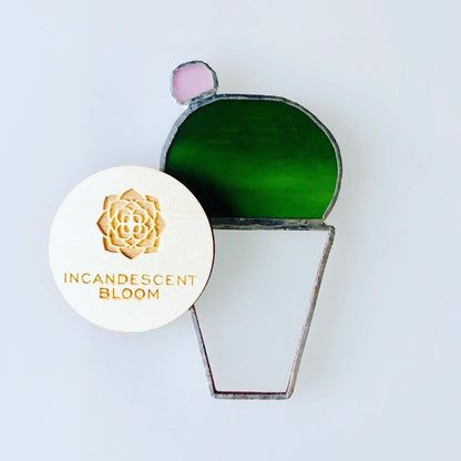 Cacti Stained Glass Plant Picks