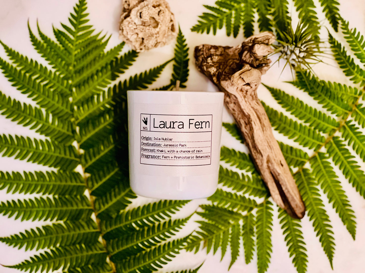 Laura Fern Soy Candle, Slow Burn Candle