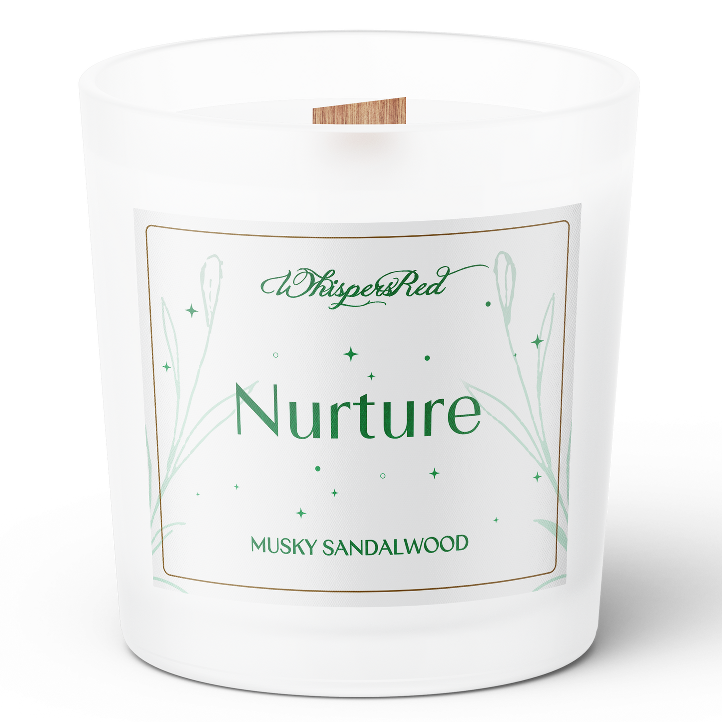 Nurture Soy Candle, Wooden Wick, Slow Burn Candle