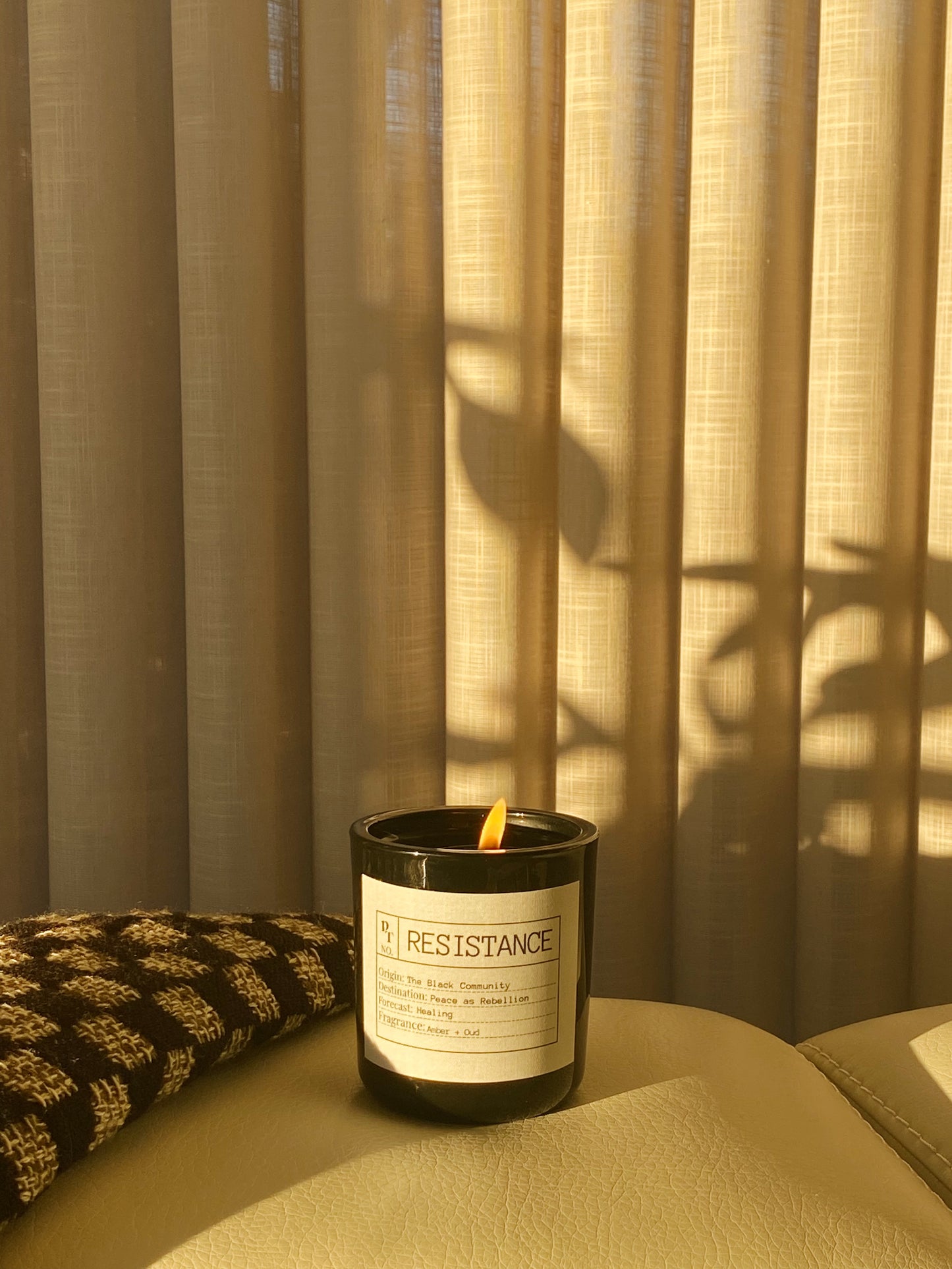 Resistance Soy Candle, Slow Burn Candle