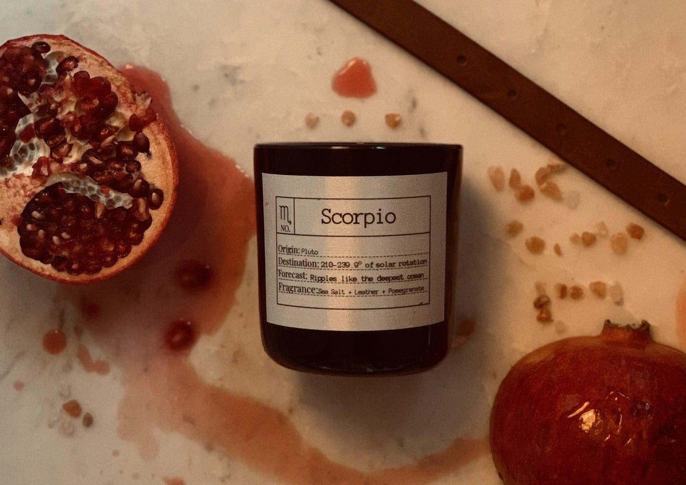 Scorpio Soy Candle, Slow Burn Candle