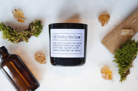 Smoky Hollow Soy Candle, Slow Burn Candle